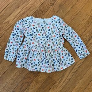 Gymboree peplum top